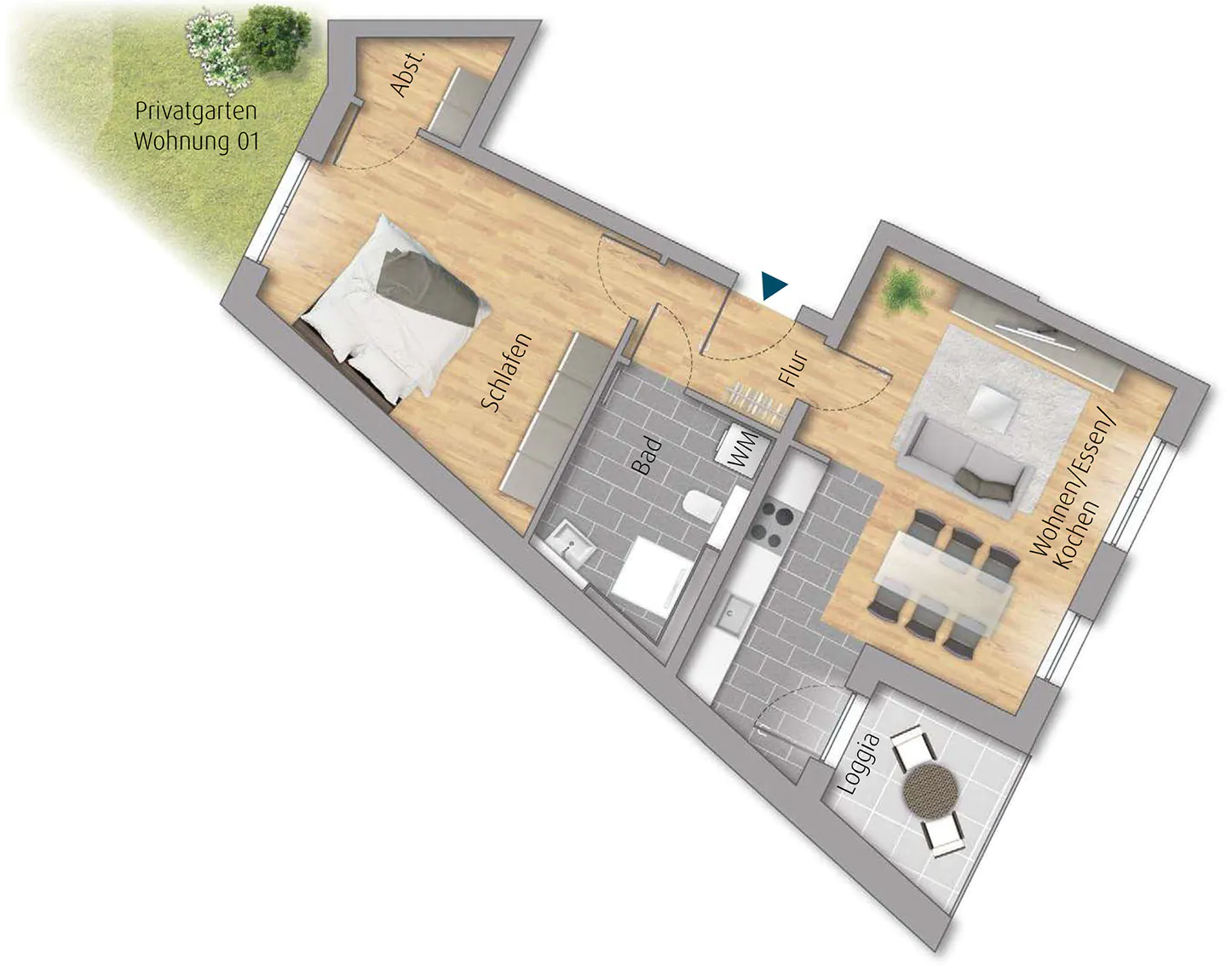 Grundriss Visualisierung