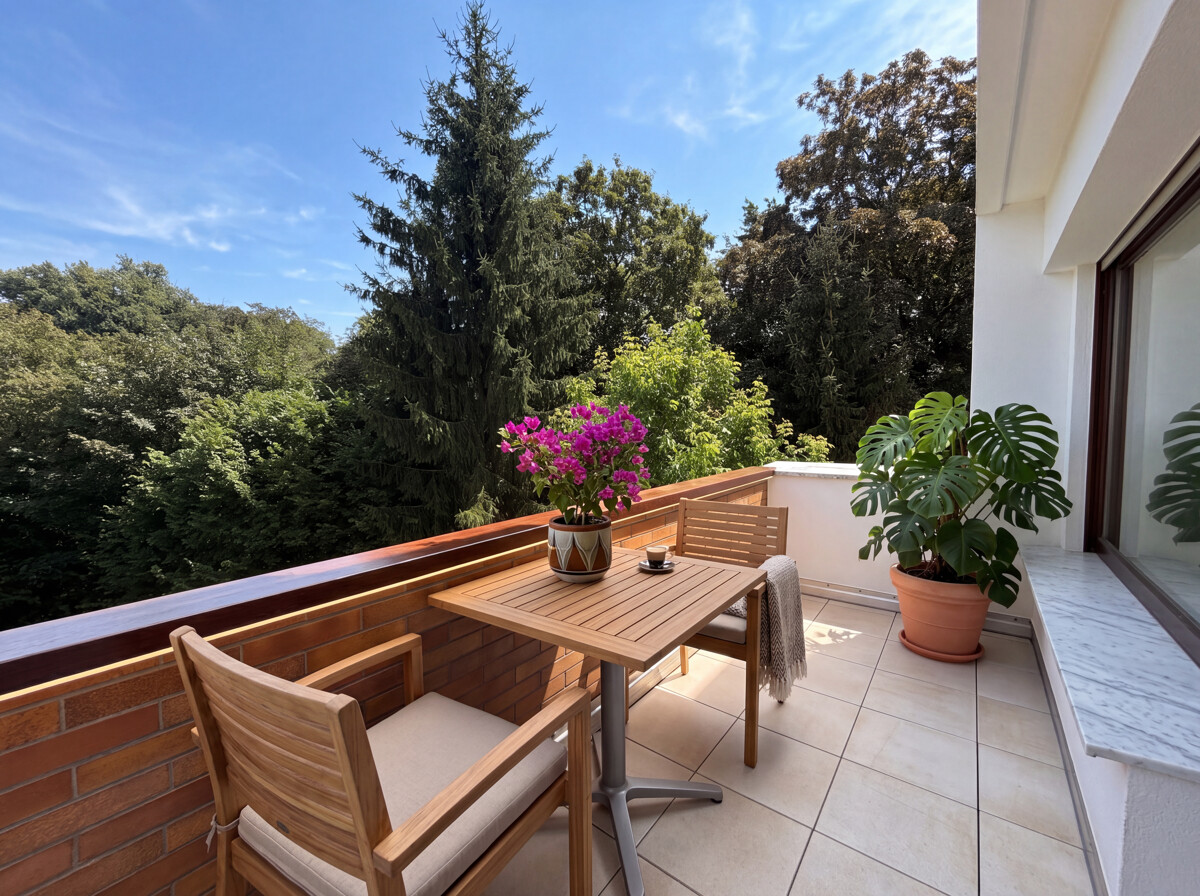 3 Zimmer Wohnung mit Potenzial, zwei Balkonen und zwei Stellplätzen direkt am Wiesental